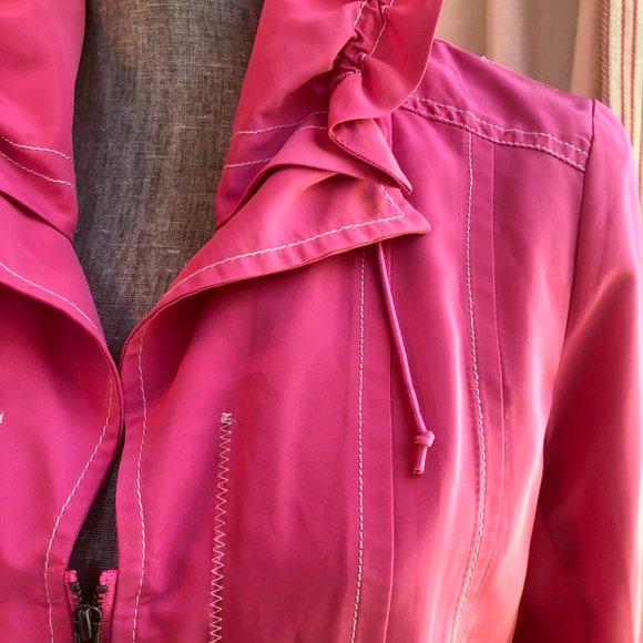 Tribal Hot Pink Nylon Jacket - Picture 4 of 8